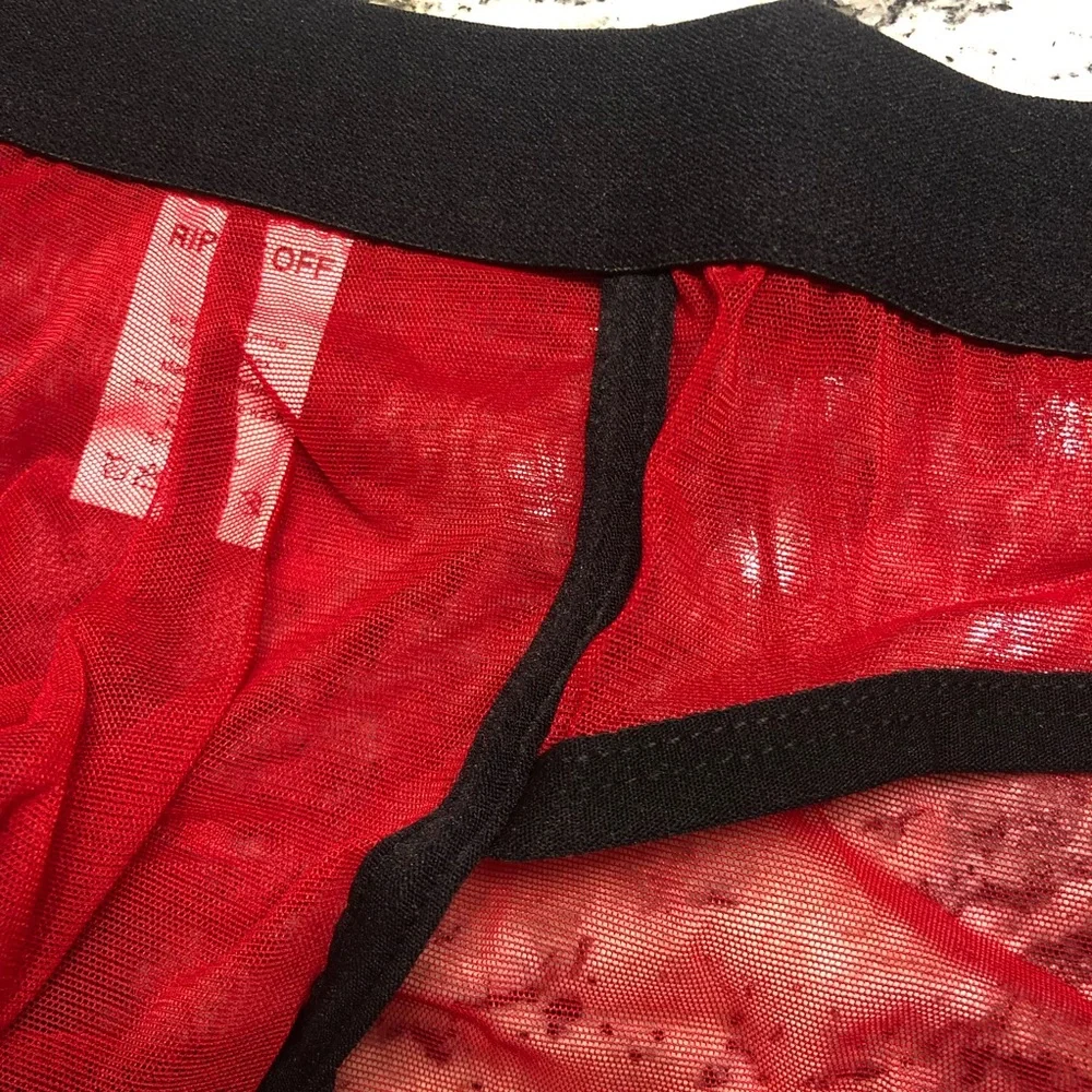 Rare vintage Mens sexy mesh sport brief